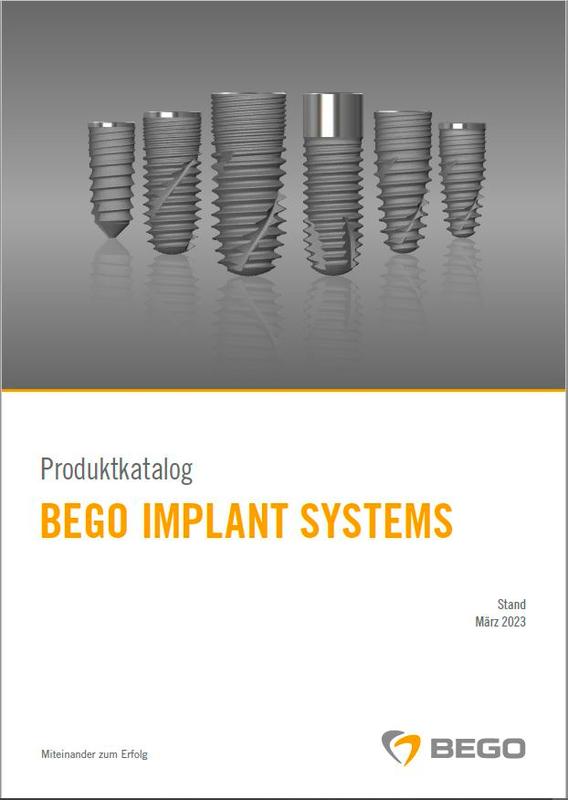 Catálogo de productos de BEGO Implant Systems