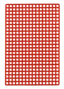 Retenciones de cera en forma de malla para esqueléticos del maxilar superior